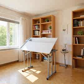 G008全开A0绘图桌板 可折叠可倾斜 建筑制图设计工具套装收纳