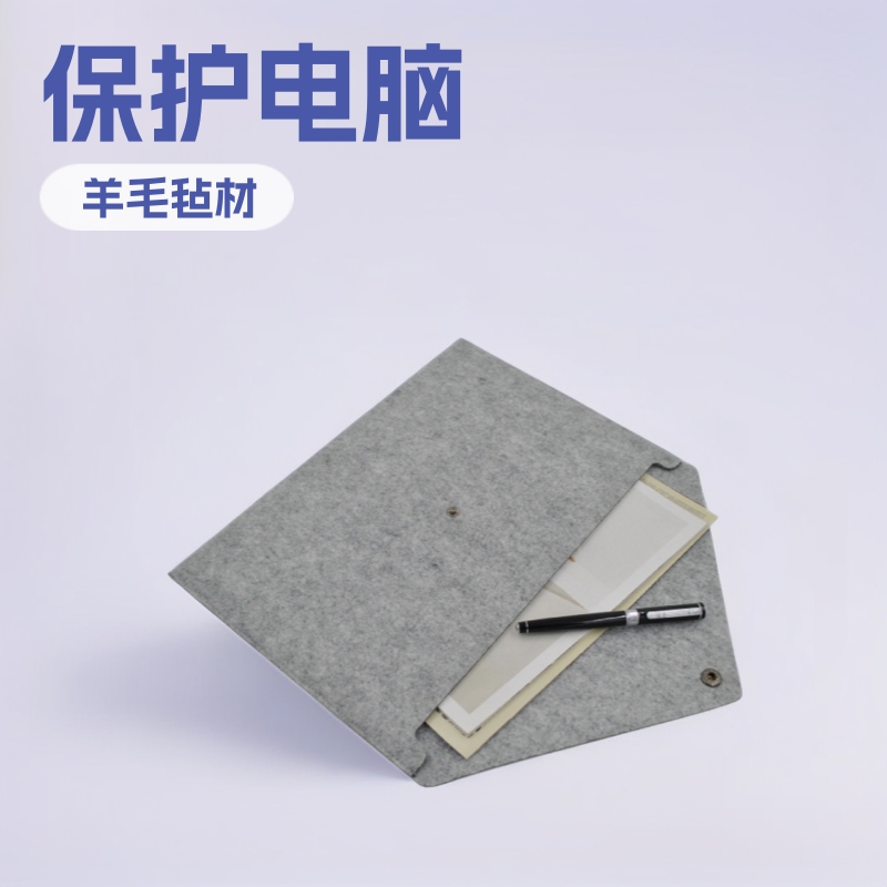 厂家直供 韩版时尚毛毡电脑包公文包手拿包 质量保证 低价热销