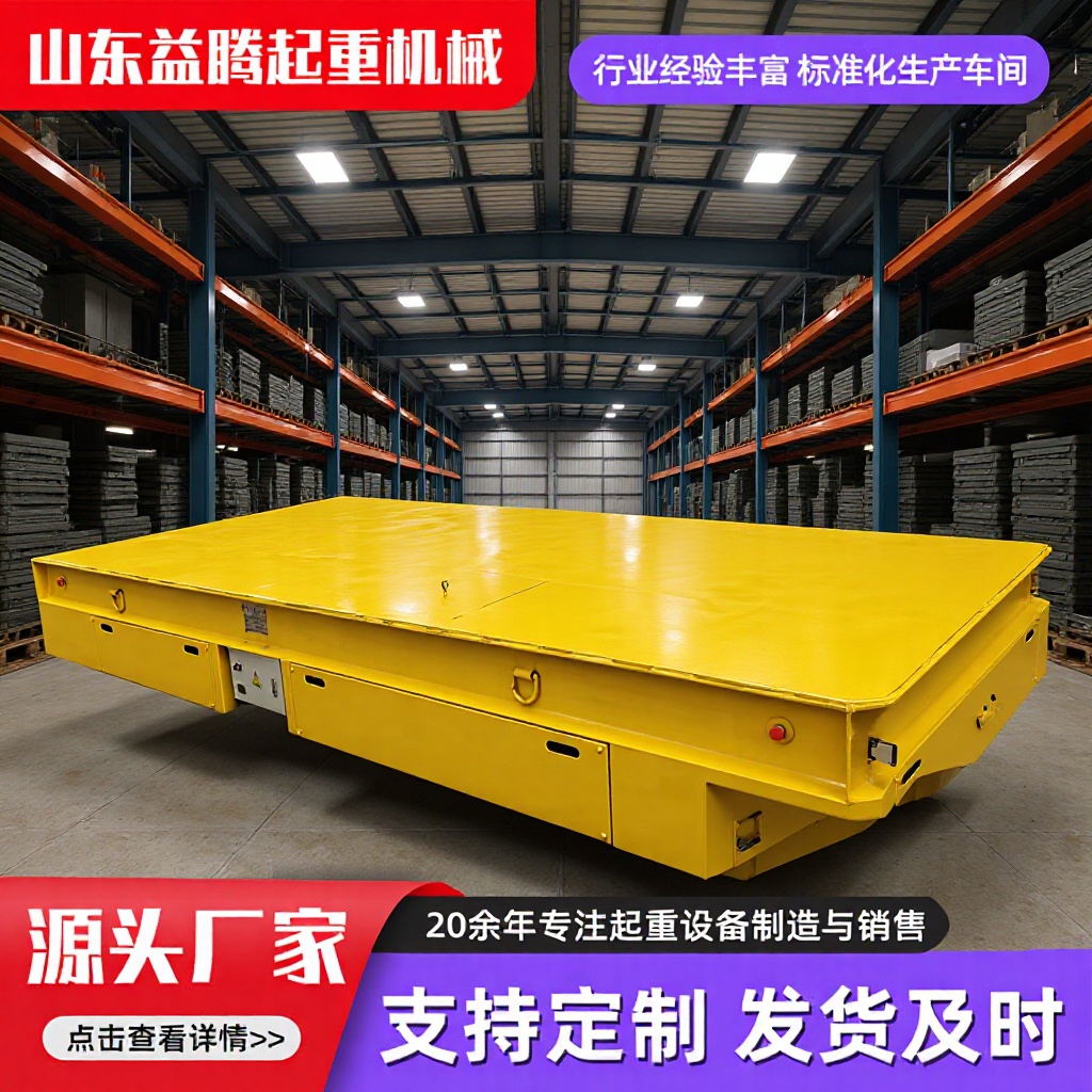 地平车万向移动10吨15吨车间仓库用低压无轨道 AGV智能电动平车