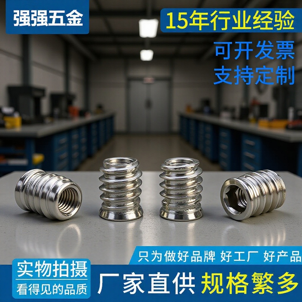 304不锈钢沉头内外牙螺母内六角家具螺帽实木预埋件螺丝帽M5 M6M8