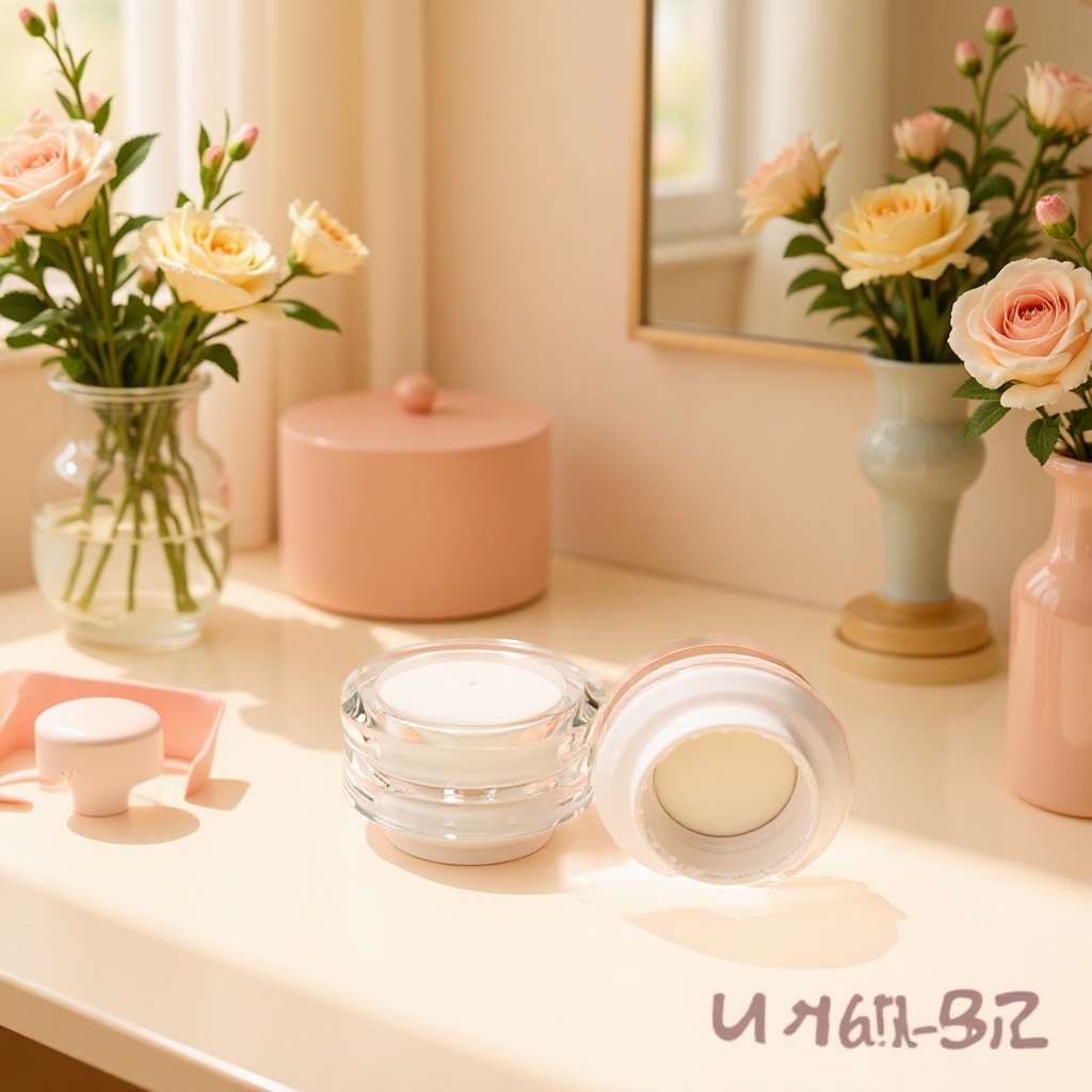 现货24牙亚克力电镀银色透明盖子玻璃瓶塑料瓶化妆品包装定制盖子