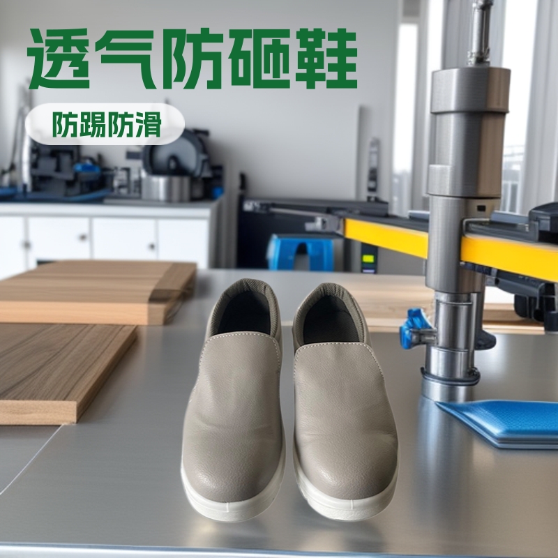 HRT劳保鞋男款防砸防静电防踢防滑透气信手焊工焊接鞋透气轻便