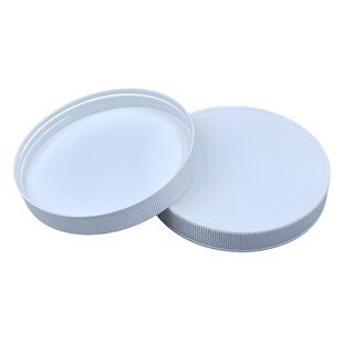 Large Diameter 120 Teeth Wide Mouth Plastic PP Cover White Stripe Barrel Cover Universal Round Screw Cover 120mm Teeth Inner Diameter