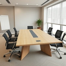 哈尔滨办公家具厂家批发会议室商务智能升降会议桌现代简约