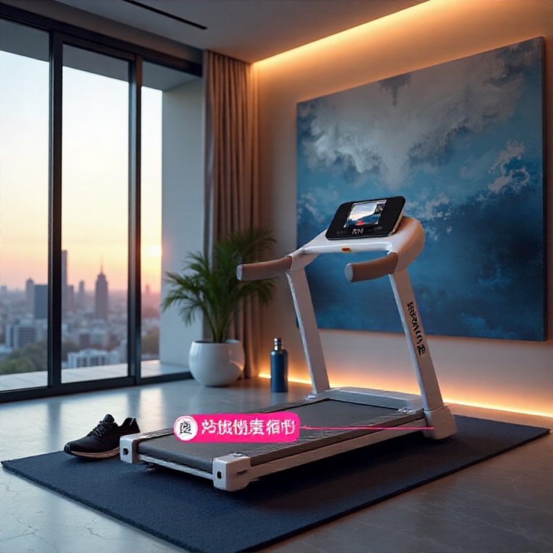Treadmill, Small Foldable Multi-Functional Silent Fitness Equipment Manufacturer, Special Mat for In-Situ Ultra-Slow Jogging