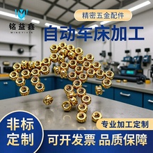 厂家铜件铣床加工非标精密小五金自动车床电机马达黄铜件