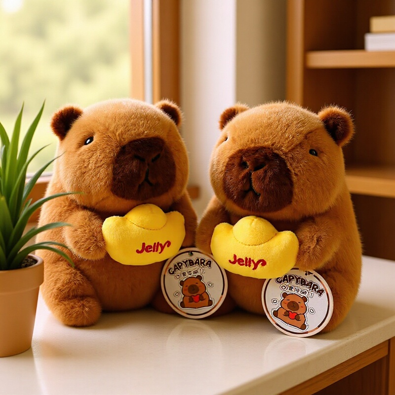 Capybara Plush Toy Doll Gift Beaver Wholesale Capybara Pendant Doll Plush Cute Toy