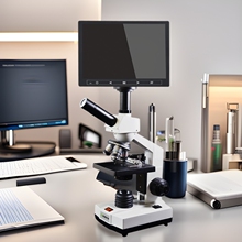 跨境绿康高清显微镜血液血细胞观察分析一滴血检测仪301M便携式