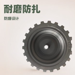 3.25-8Tpu Solid Wheel Solid Tire Wear-Resistant Anti-Puncture Explosion-Proof Tire High Load Trolley Wheel