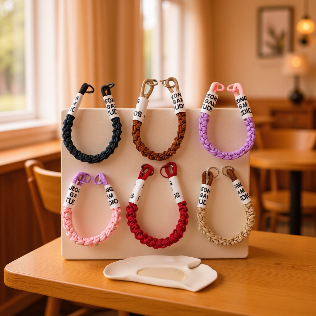 Mobile Phone Lanyard, Wrist Style, Simple Lanyard, Braided Rope, Classy, Strong and Durable, Portable, Cloth Bag, Water Cup, Universal