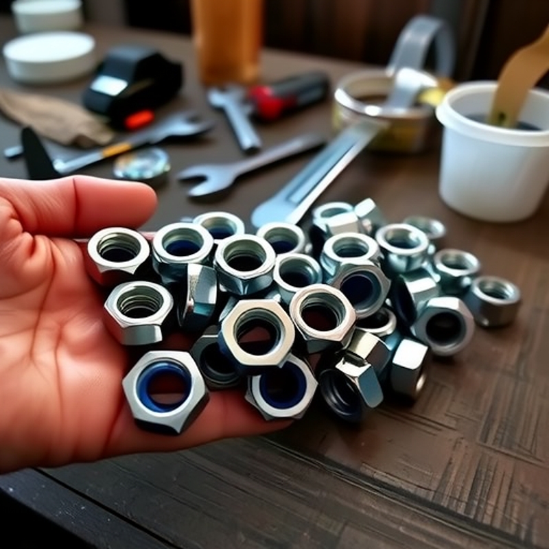 8级10级GB985白胶M4-M24透明胶GB982锁紧GB889尼龙金属防松锁紧母