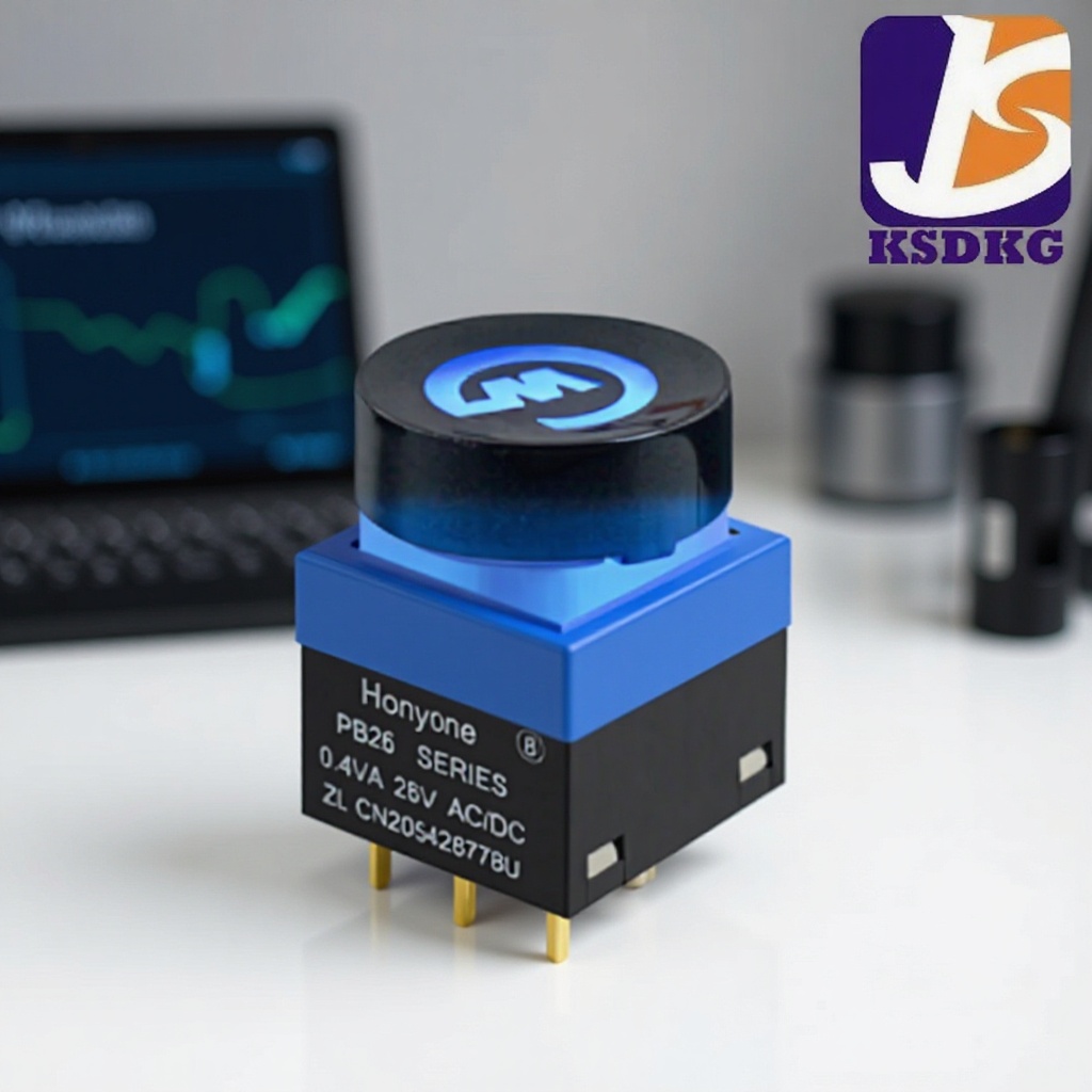 厂家直供 复位带灯按钮开关 水晶按键开关 轻触按键开关