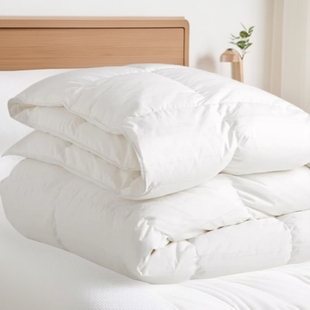 Goose down Duvet Core Filled with 90% White 80-Count Pure Cotton Anti-Feather Fabric, Down-Filled Five-Star Hotel Quilt, Anti-Pilling
