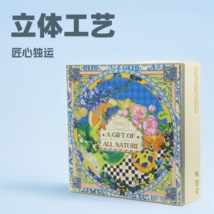 Foreign Trade Holiday Fruit Gift Box for Clients, Dragon Boat Festival Souvenir Gift Box, Portable New Year Fruit Packaging Empty Box