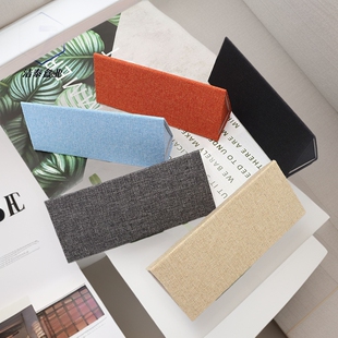 Free Customized Logo Sunglasses Large Frame Triangle Glasses Case Glasses Storage Box