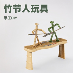 竹節人玩具二人P K竹節対戦テーブル六年生教材手作りDIY材料バッグセット