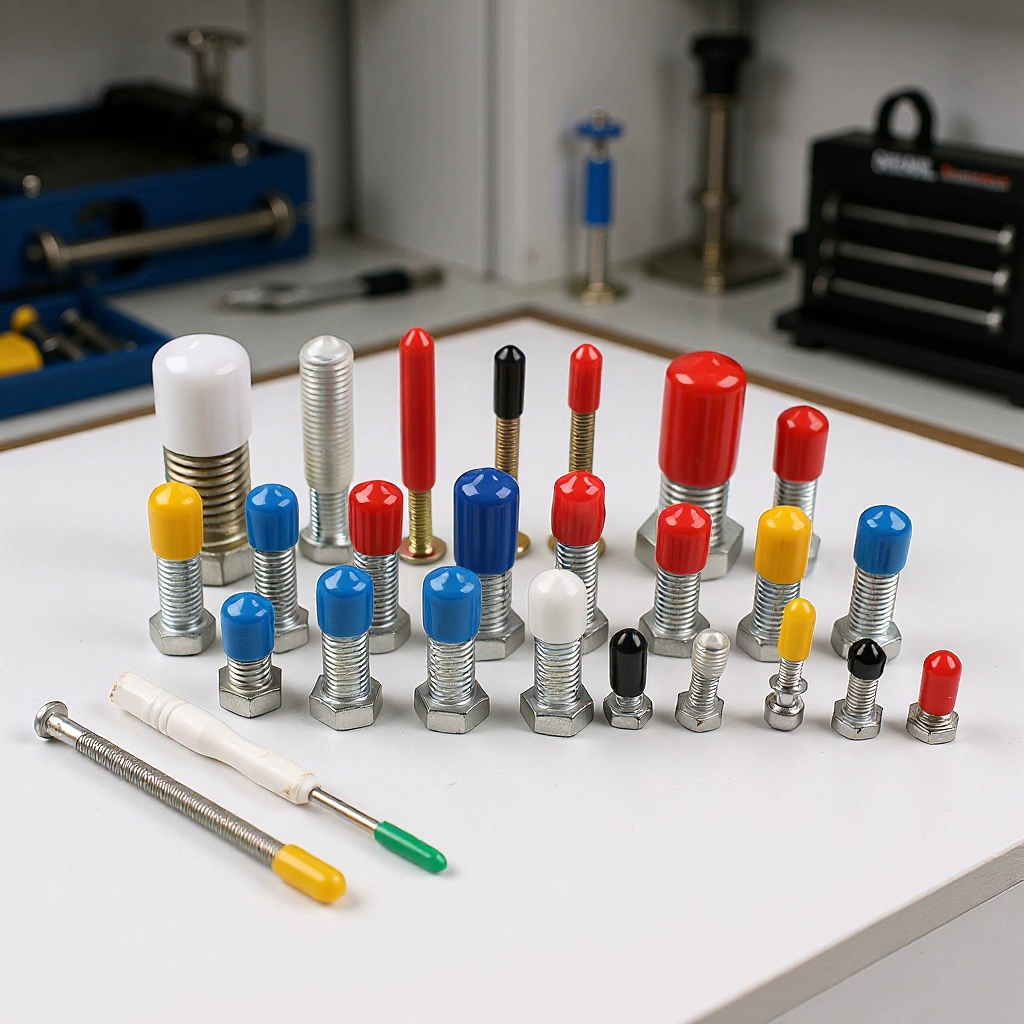 Резьбовая резиновая защитная втулка проволока резьбовая винтовая ручка клапана ПВХ резиновая изолированная концевая защитная втулка