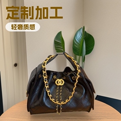 厂价热卖跨境秋冬爆款磨砂链条菱格包轻奢小香风斜挎女单肩包