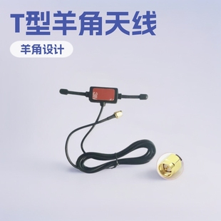 Car 443 antenna T-type horn FM AM radio antenna car anti-theft antenna car digital radio antenna