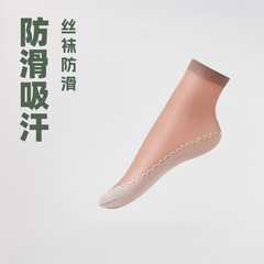 滑り止め吸汗ベルベットソックスレース底ショートストッキングレディースサマーショートソックス薄いストッキング工場直販