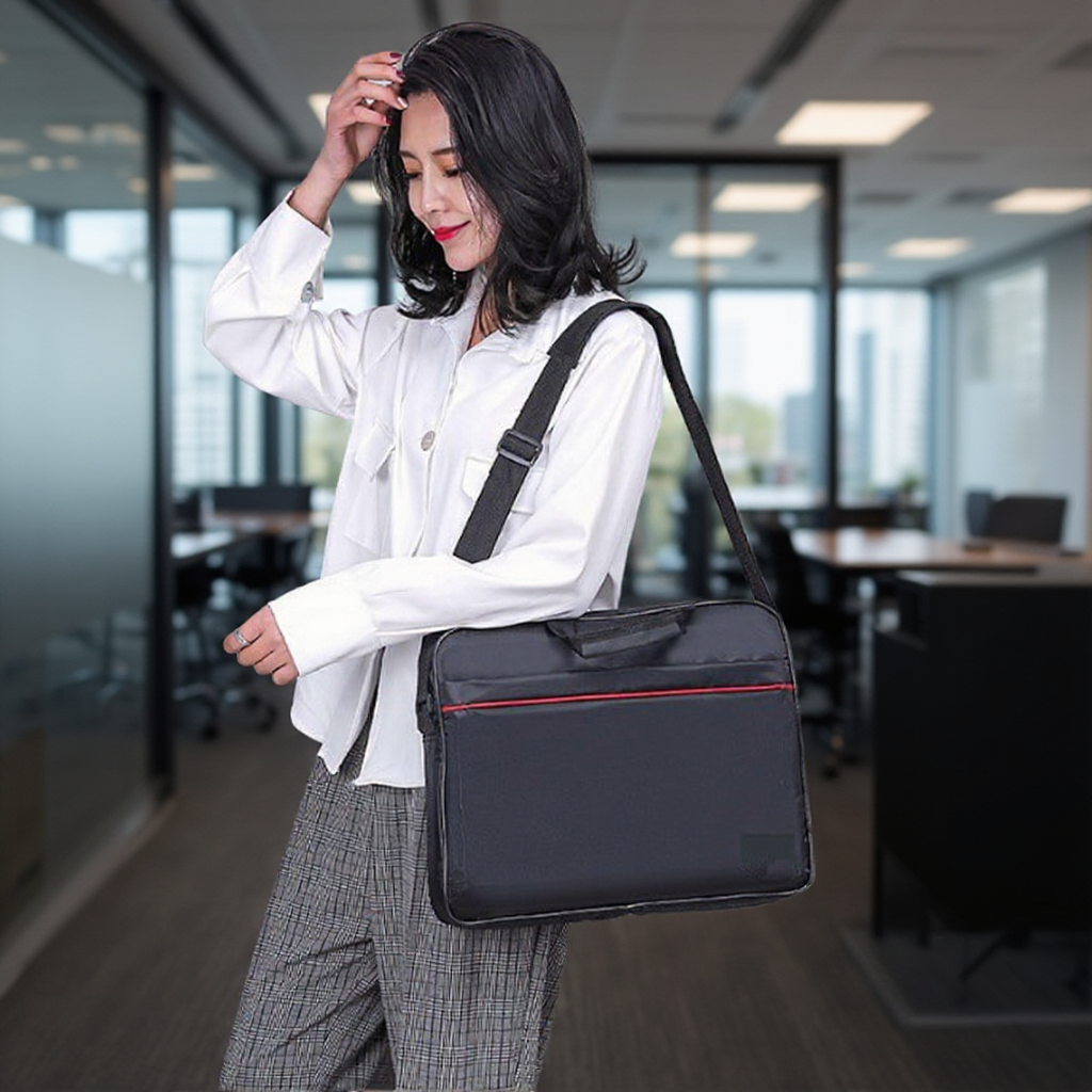 Spot Computer Business Bag Unisex Single Shoulder Laptop Bag Printed logo Portable Crossbody Computer Bag