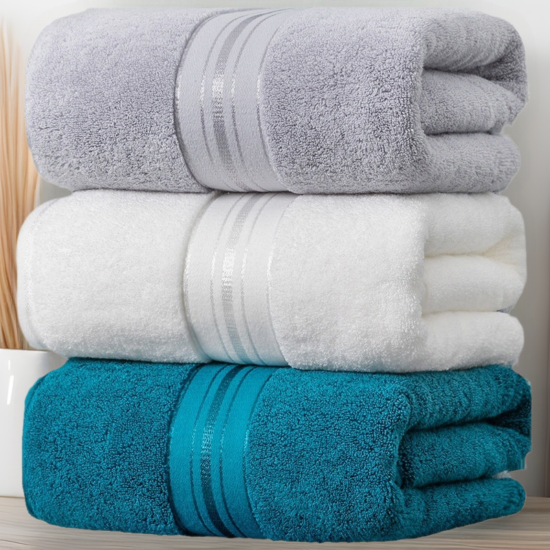 7A Antibacterial Bath Towel Five-star Hotel Bath Large Bath Towel Hair-free Thickened Cotton Household Women's Men's Bath Towel