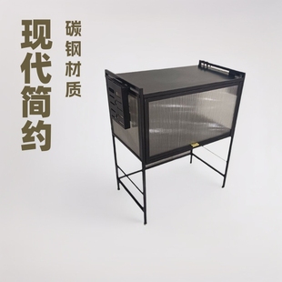Modern Simple Style Storage Rack Living Room Bedroom Snack Storage Rack Kitchen Dishes and Tableware Carbon Steel Storage Rack Manufacturer