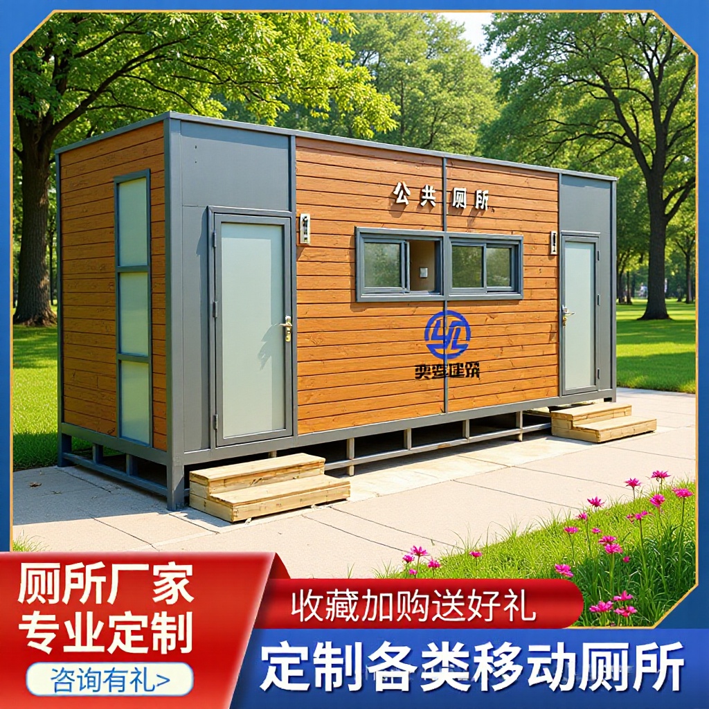 上海厂家直供智能移动厕所户外景区环卫洗手间街口路边临时卫生间