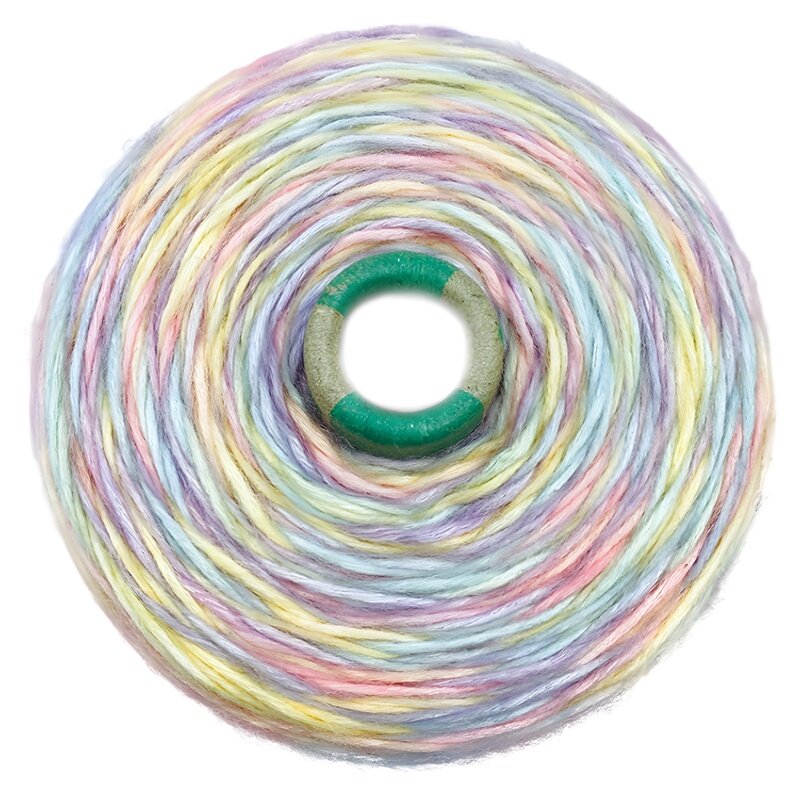 Direct Supply from Manufacturer of Chunky Yarn Skeins in Purple Gradient Spray Yarn, Segment-Dyed Cake Yarn, Scarf Yarn Wholesale, Romantic Gradient Colors