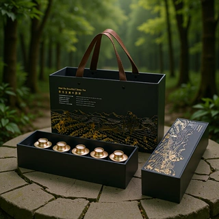 伴手礼红茶绿茶茶叶包装精品包装小罐茶叶礼盒套装