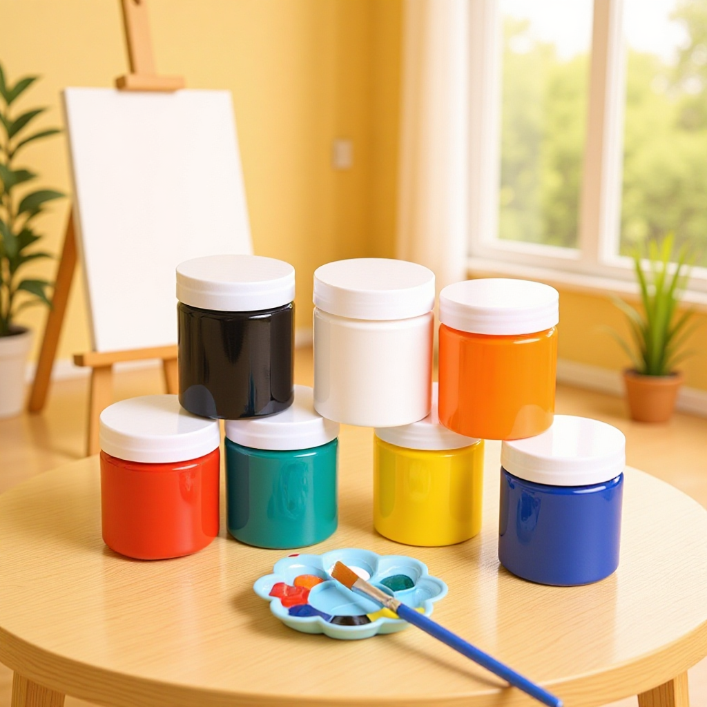 Gouache Pigment Wholesale 100ml Propylene Pigment 26 Color Hand Painted Wall Painted Children DIY Creative Painted Pigment Canned