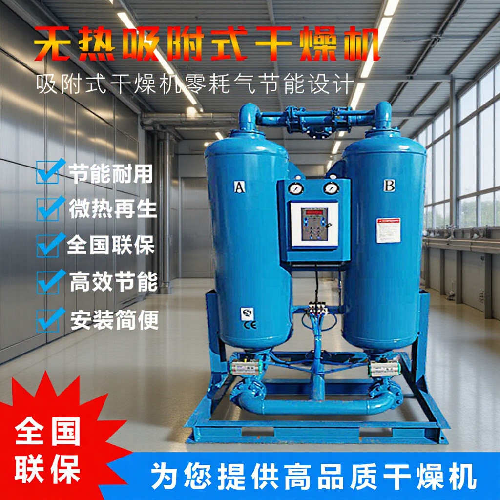 2025热销款工业吸附式干燥机/吸干机节能30%无热吸附压缩空气专用
