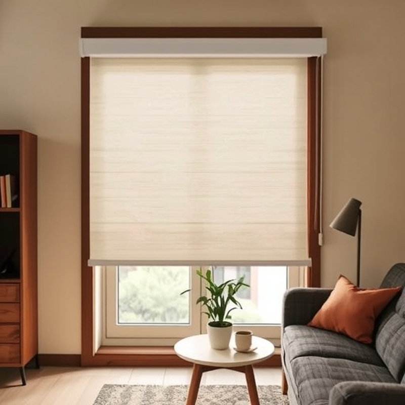 Engineering Office Roller Blinds, Electric Bead Chain Blinds, No-Drill Sun Protection and Heat Insulation Curtains, Wholesale Sunshade System, Full Blackout