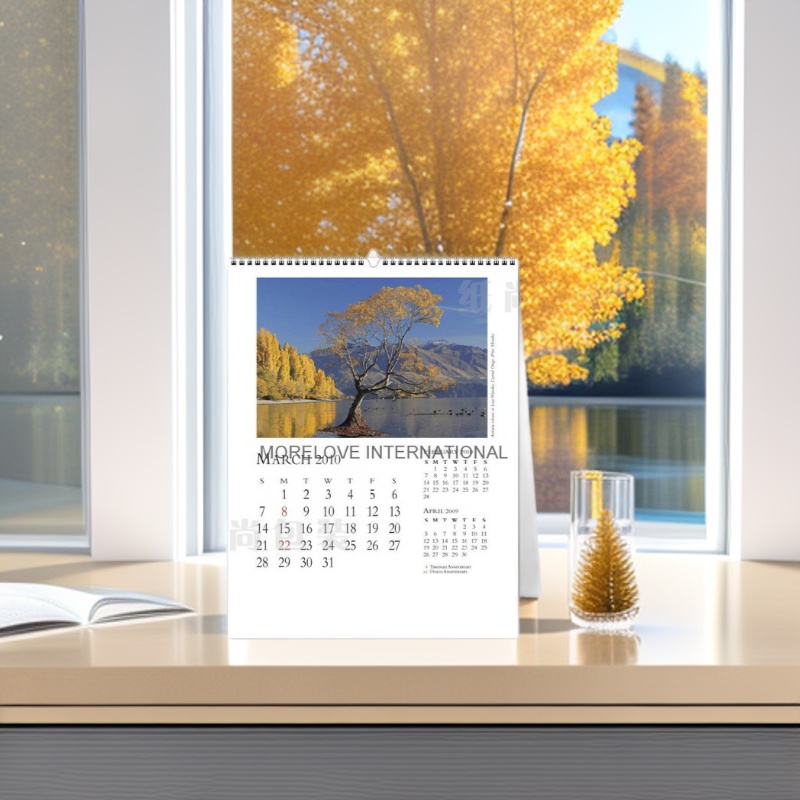 创意卡通马年简约创意广告台历月历台历 2026年企业日历周历logo