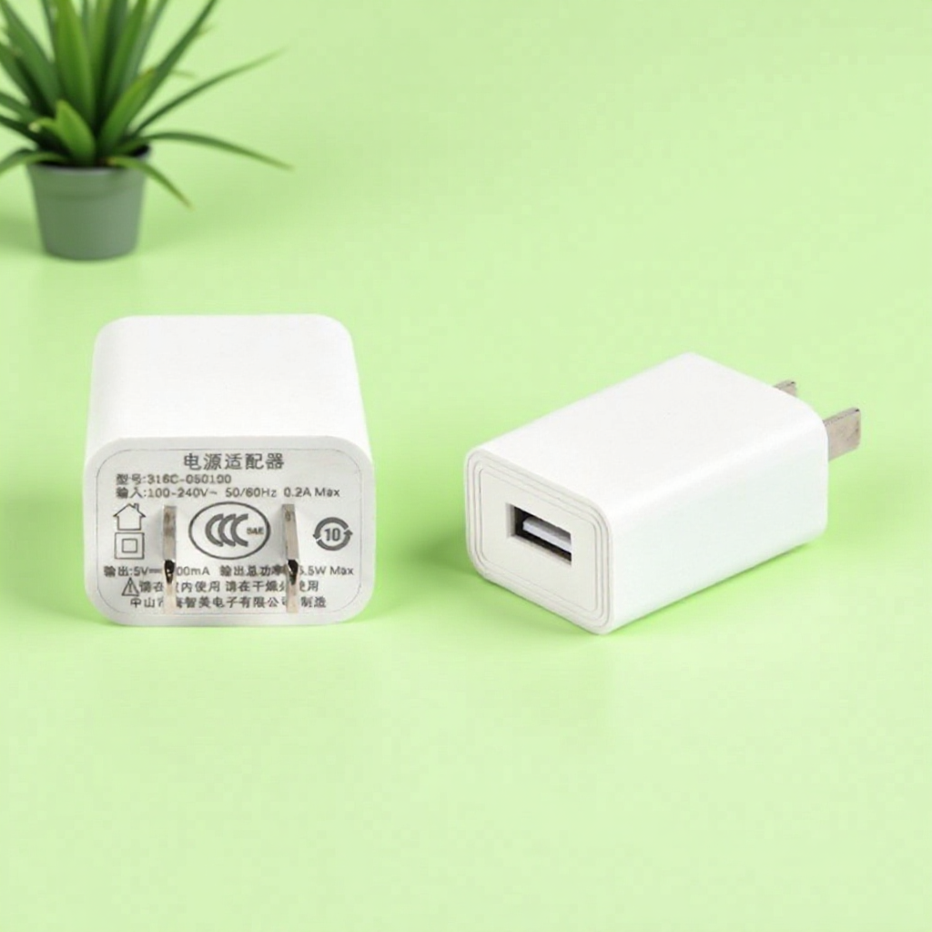 现货5V1AUSB充电头国标3C认证蓝牙耳机音响电源电动牙刷充电器2A