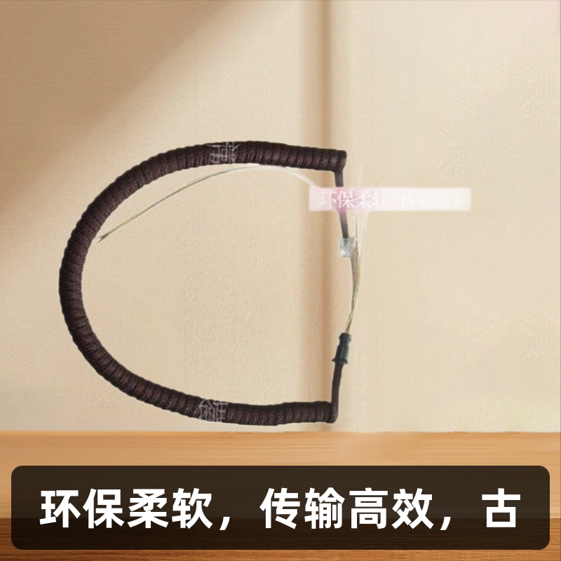 源头工厂直销电话线听筒线仿古董电话机座机电话线 环保连接弹性