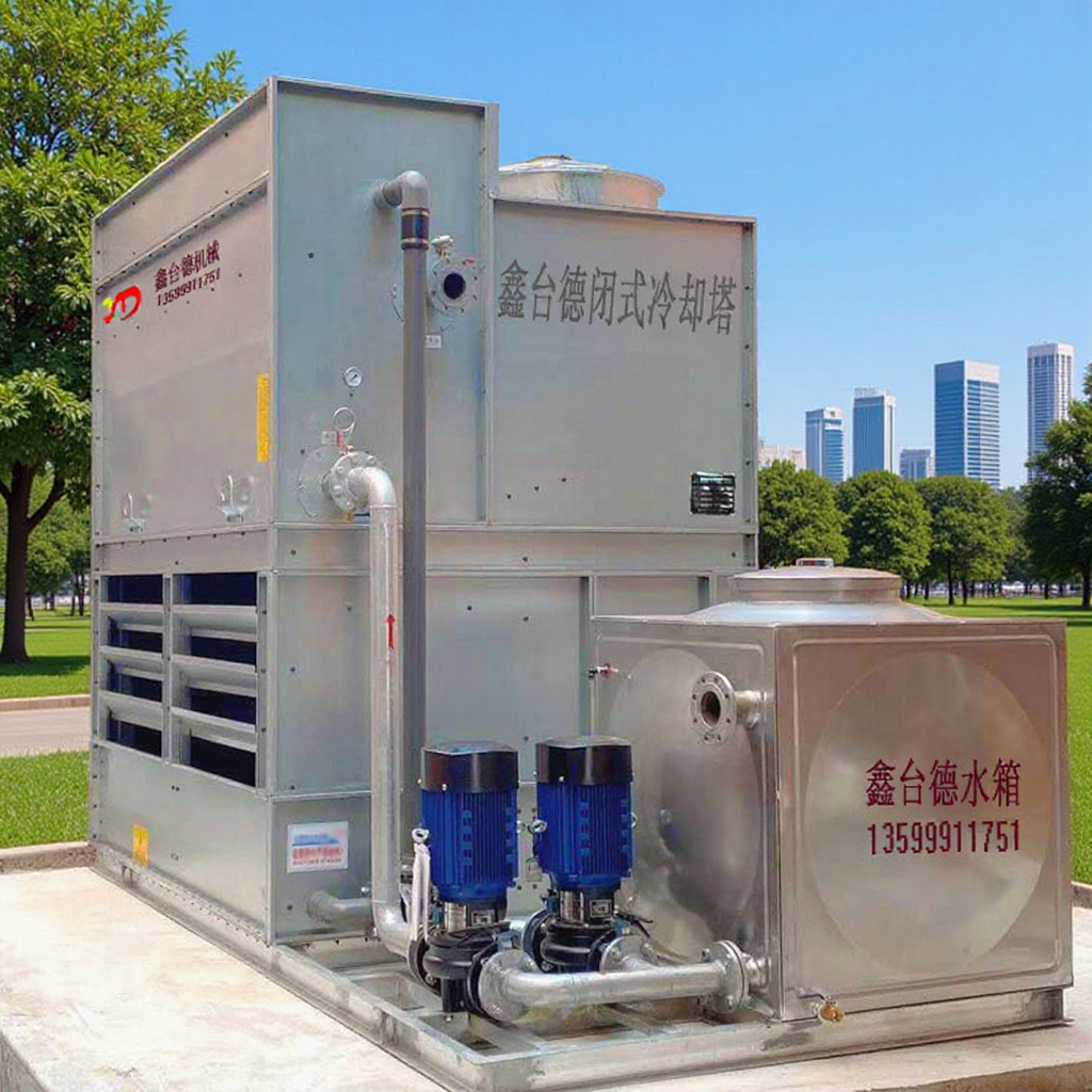 密闭式冷却塔厂家 冷却塔散热塔 循环水塔 横流逆流式凉水塔 可选