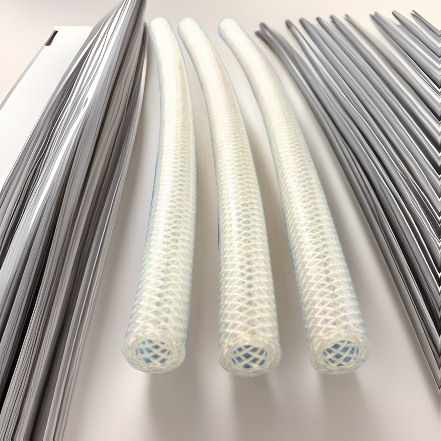Food Grade Silicone Hose, Anti-Radiation Corrugated Tube, Silicone Braided Mesh Tube Manufacturer Supply, Support Customization