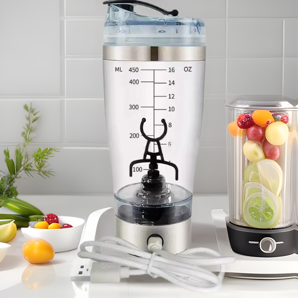 Automatic Mixing Cup USB Coffee Cup Automatic Shake Cup Charging 450ml Electric Mixing Cup Plastic Adult