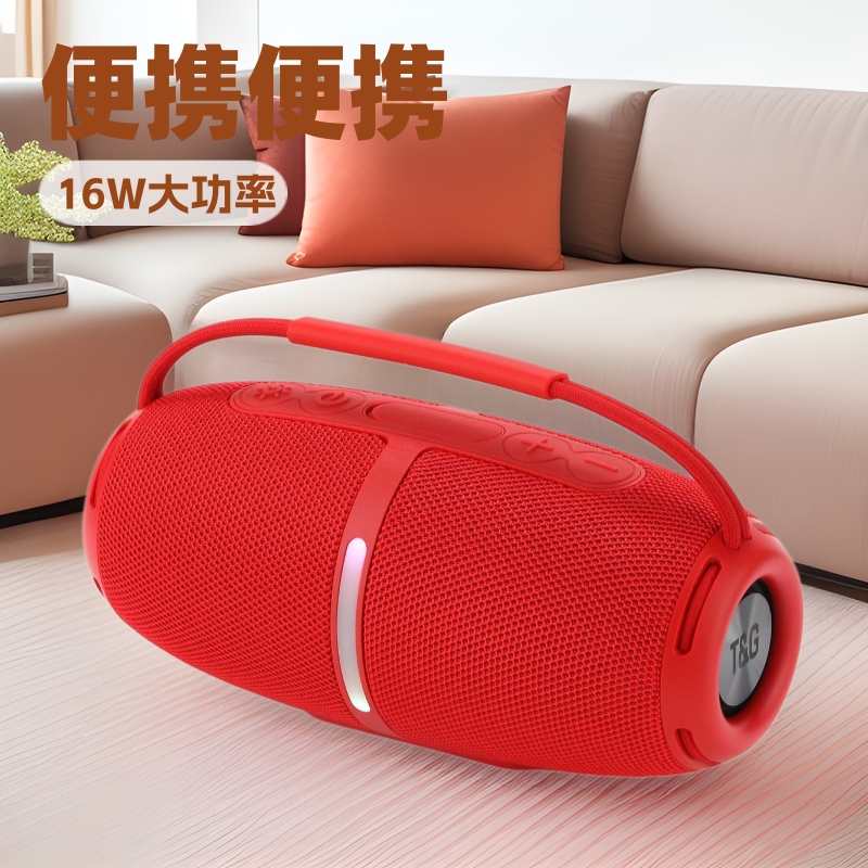 国境を越えた人気のワイヤレス TG686 Bluetooth スピーカー屋外ポータブル TWS カプレット typce-C 充電サブウーファー|undefined