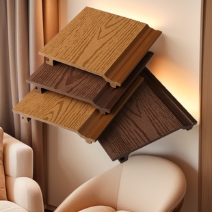 Wpc Outdoor Special High-End Plastic Wood Wall Panels Outdoor House Park Terrace Decoration Anti-Corrosion and Moth-Proof Wall Panels