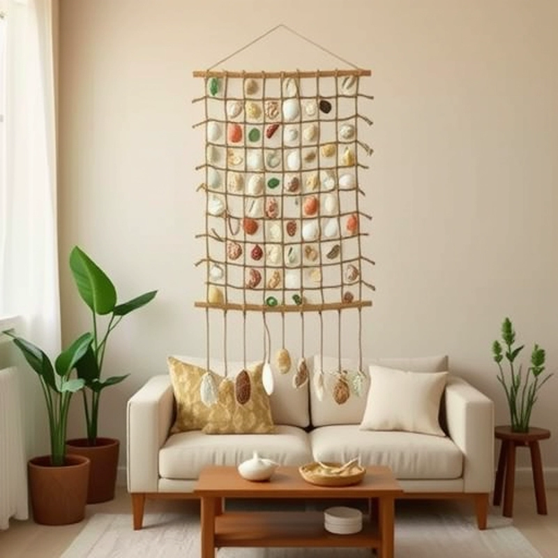 Украшение стен гостиной подвесная Сетка фото Украшение стен творческая личность защитная сетка подвесная сетка пеньковая веревка сетка