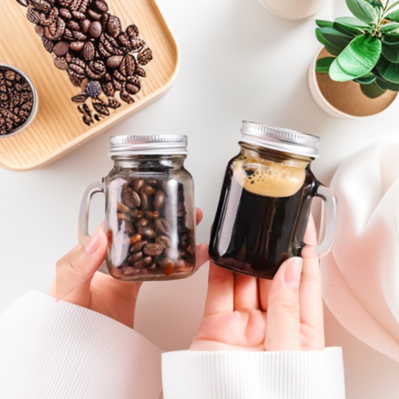 批发迷你透明玻璃杯创意密封40ml调料样品瓶120ml果酱分装玻璃瓶