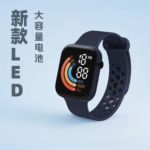 Factory direct new LED electronic watch Apple digital battery large amount of sports student electronic watch