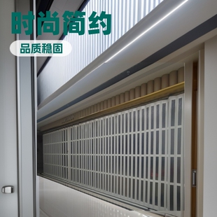 Shop Crystal Sliding Foldableing Door Anti-Cold Wind Car Wash Shop Kitchen Living Room Partition Sliding Door Special-Shaped Invisible Curtain
