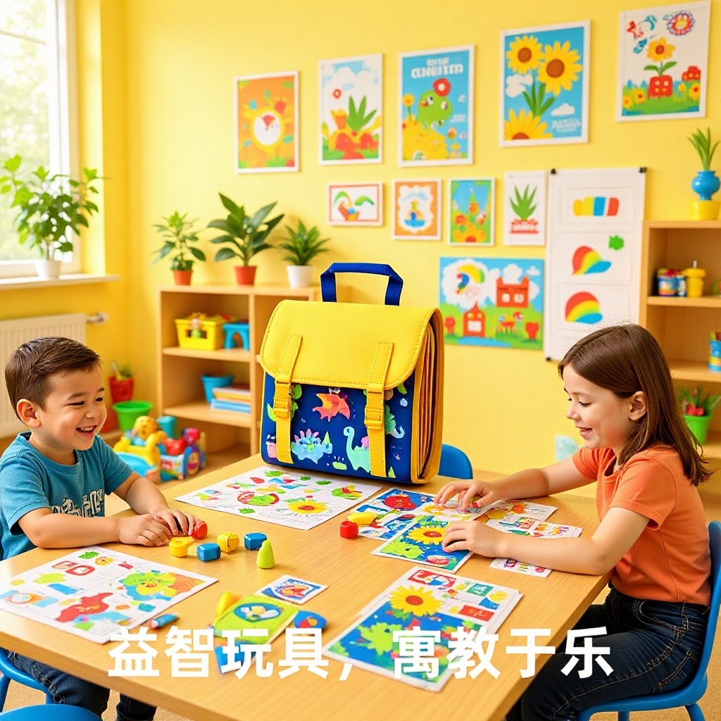 Fábrica de sentido común al por mayor ropa cremallera juguetes fieltro libro tablero de fieltro portátil tablero ocupado portátil