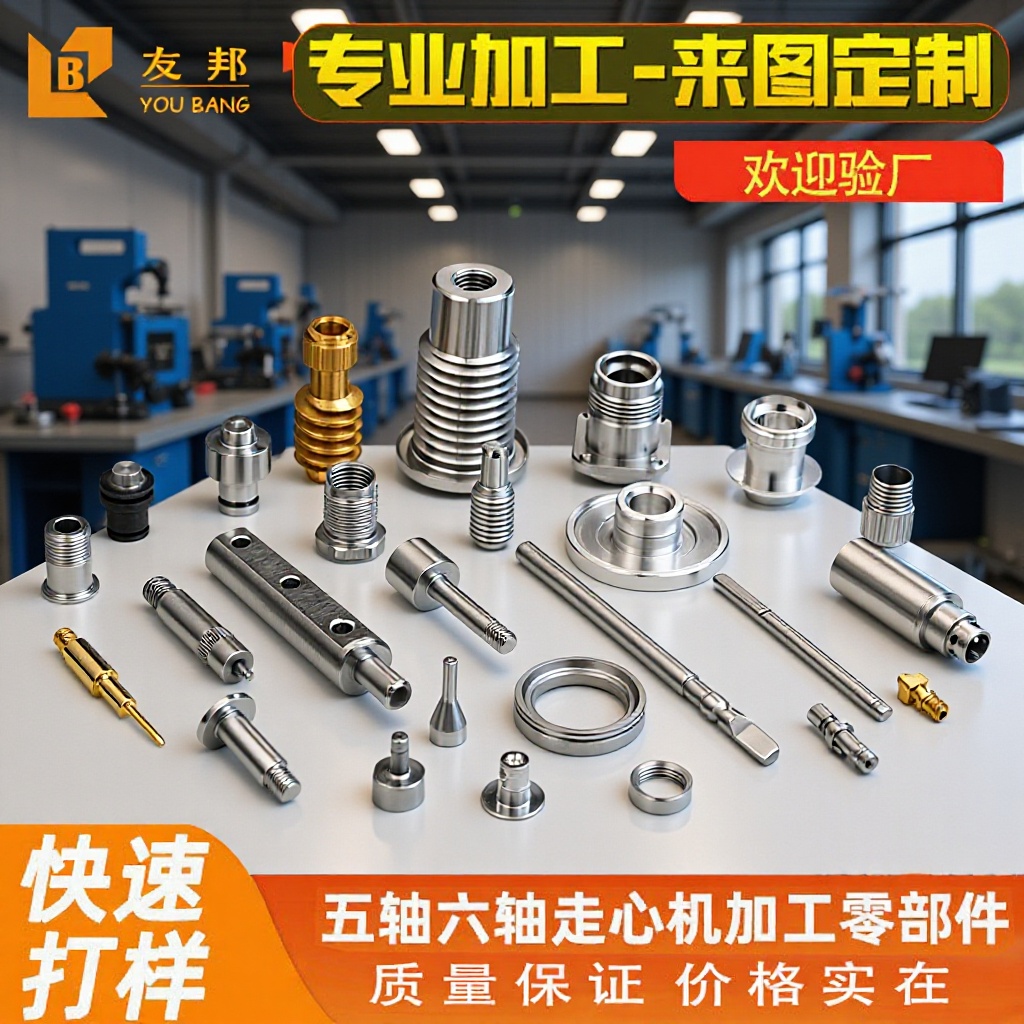 机器人零件精密加工五金机械零件走心机自动车铣复合铝合金定做