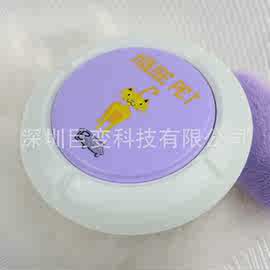 源头工厂定制圆形震动盒 毛绒心跳振动盒 抱枕震动按摩电子配件