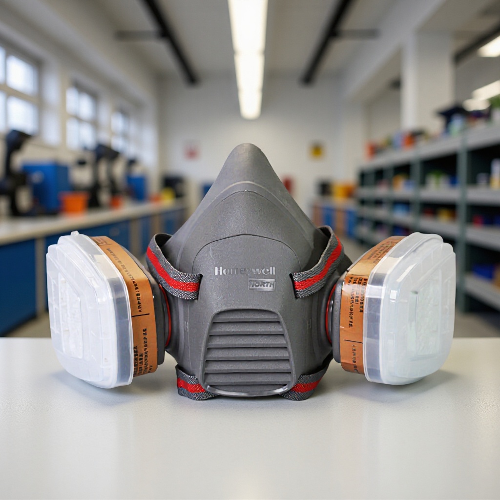 霍尼韦尔550E防尘毒面具 工业喷漆面罩防粉尘化工农药喷洒雾霾