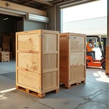 加工定制木箱免熏蒸跨境大号机械设备包装周转物流出口木箱胶合板